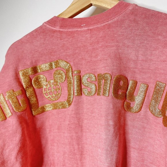 NEW 2021 Walt Disney World Briar Rose Gold Glitter Spirit Jersey Size XL - Picture 9 of 10